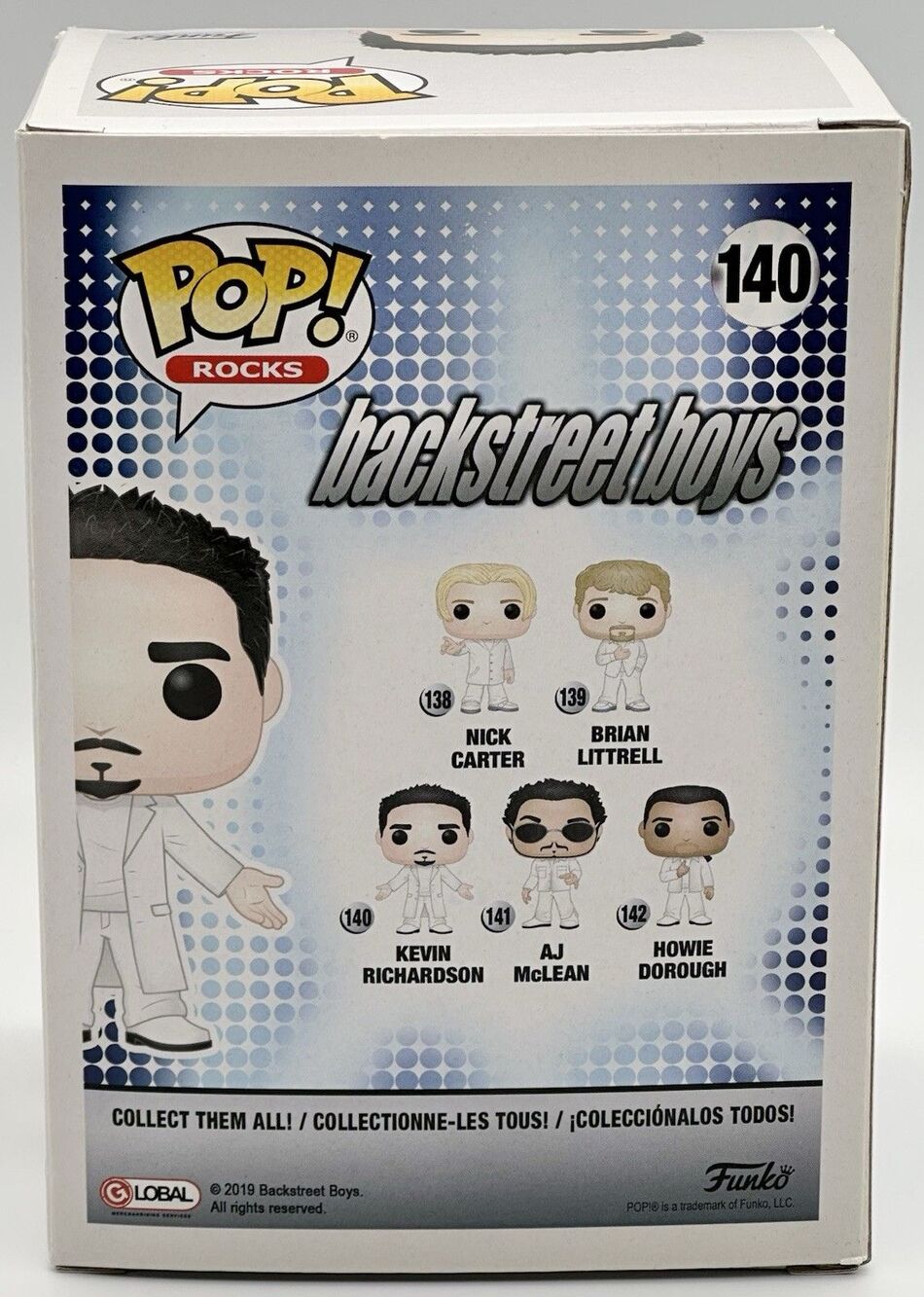 Vaulted Funko Pop! Rocks #140 Backstreet Boys Kevin Richardson Vinyl Figure - Picture 3 of 6